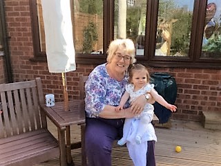 Marian with her grand daughter